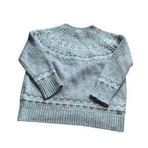 Calvin Klein Grey Fairisle Sweater